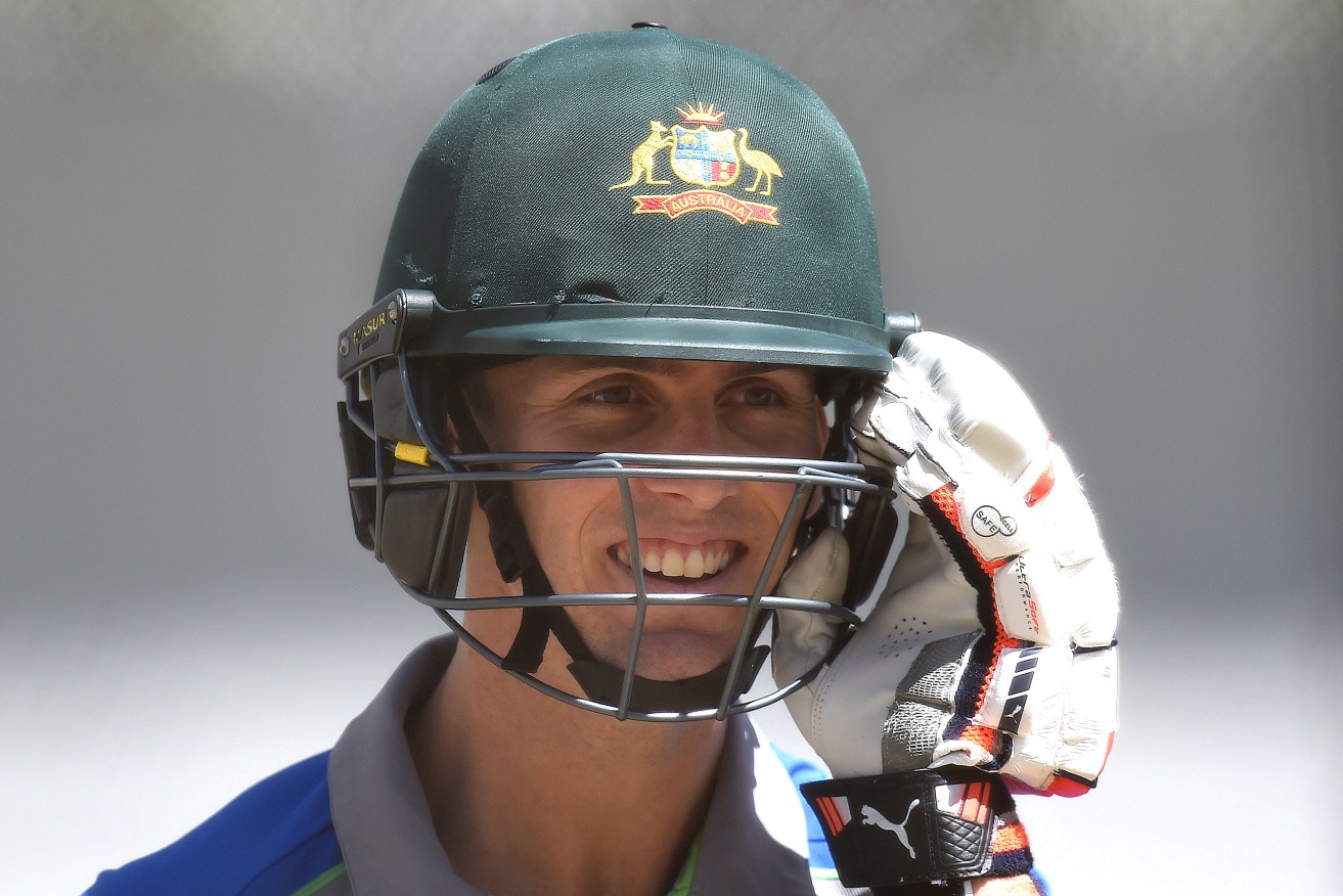 Mitch Marsh at training. Photo: Dave Hunt, AAP.