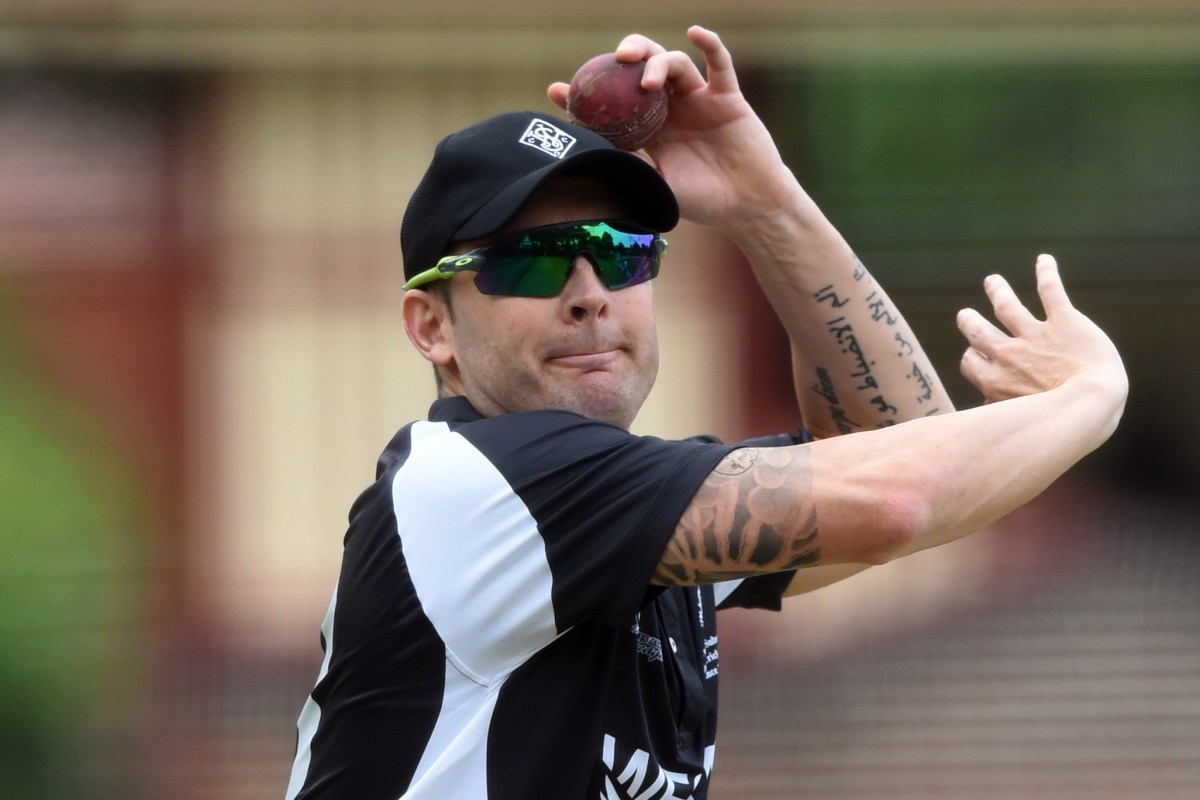 Former Australian cricket captain Michael Clarke takes part in a training session with NSW grade cricket club Western Suburbs in Sydney on Thursday, Feb. 11, 2016. Clarke will play against Randwick Petersham on February 20 and 21. (AAP Image/Paul Miller) NO ARCHIVING
