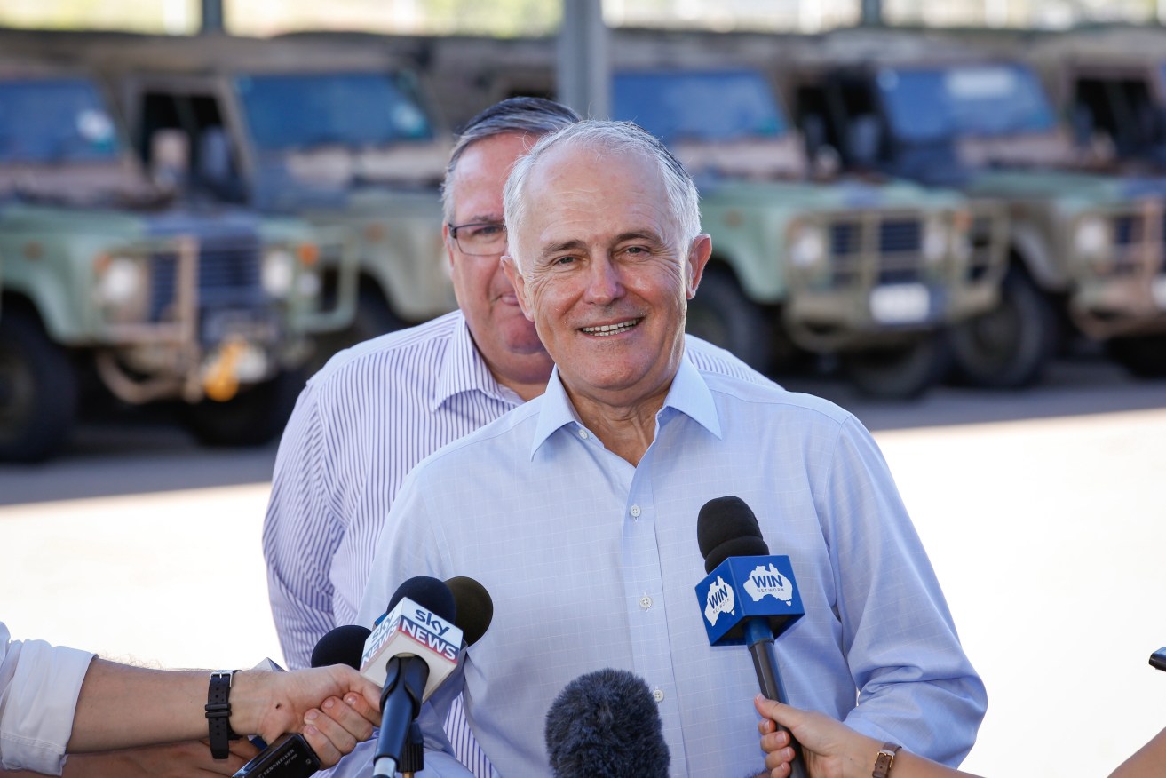 Prime Minister Malcolm Turnbull in Townsville this week. Photo: AAP/Michael Chambers