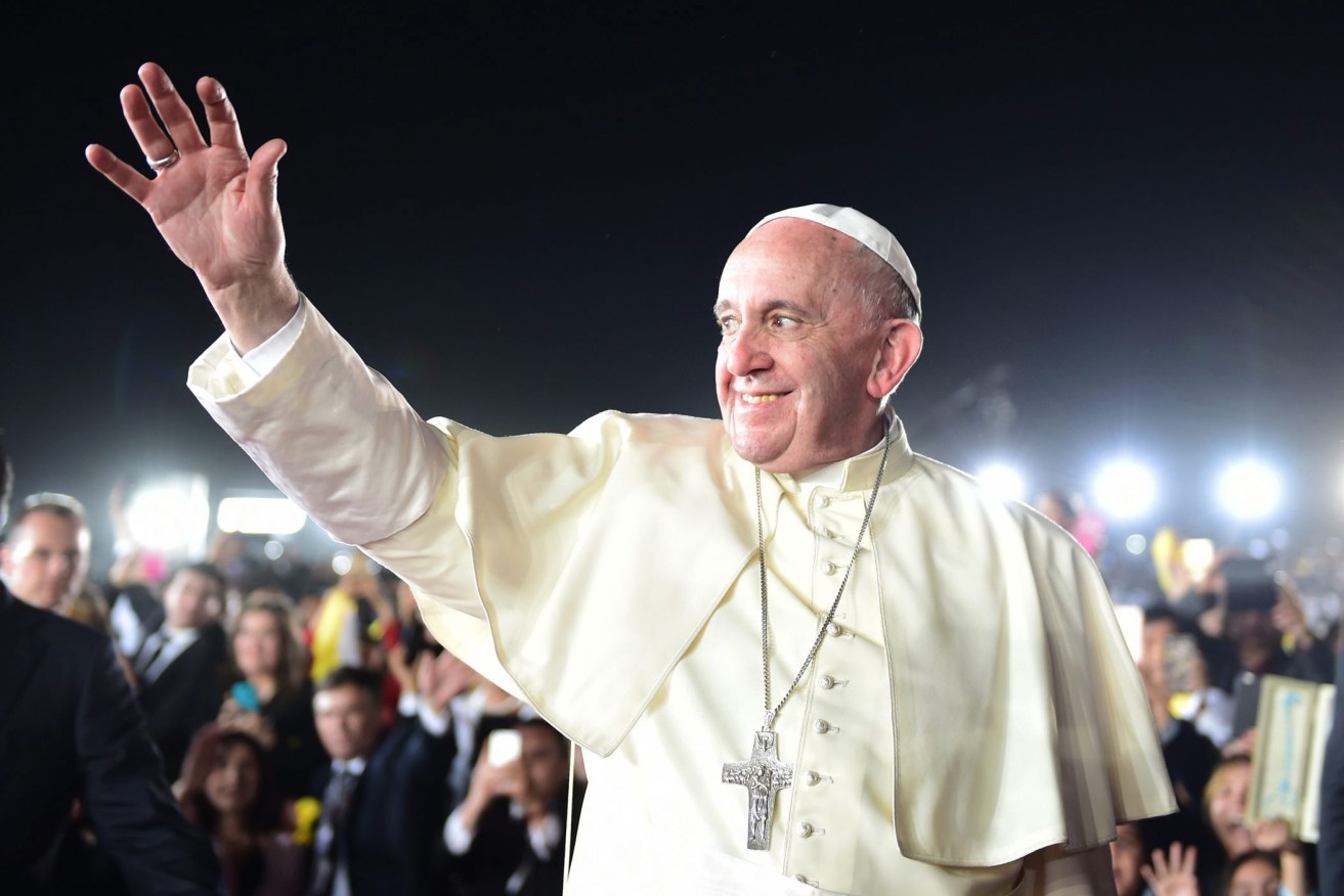 Pope Francis in Ciudad Juarez, in the Mexican state of Chihuahua this week. Photo: EPA/Supplied by Presidency of Mexico 