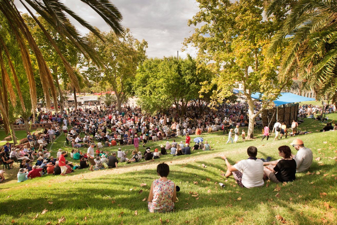 Crowds at last year's Adelaide Writers' Week. Photo: Shane Reid