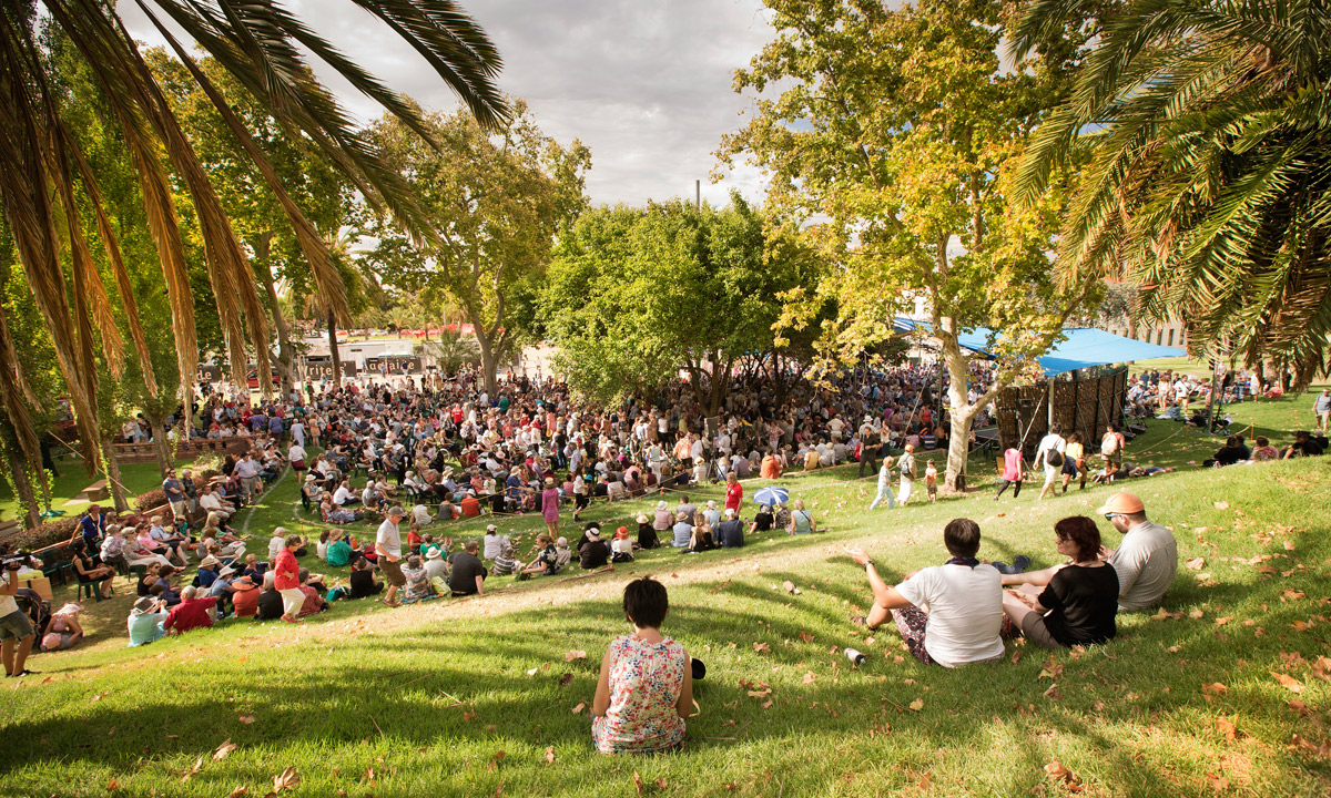 Crowds at last year's Adelaide Writers' Week. Photo: Shane Reid