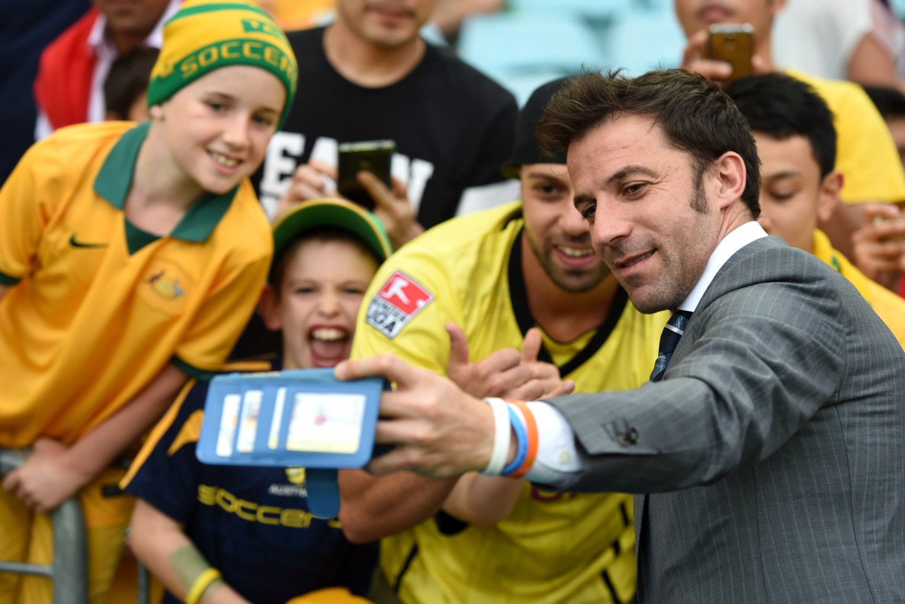 Alessandro Del Piero has helped raise the profile of soccer in Australia. Photo: Paul Miller, AAP.
