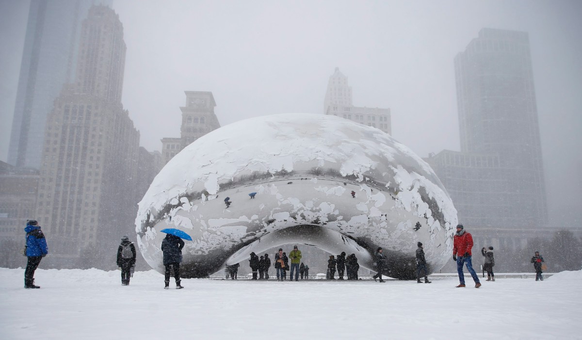 Chicago's landmark "Cloud Gate" by Anish Kapoor - also known as "The Bean" - is the kind of "beacon" art work that Mitzevich wants to commission. Photo: EPA/KAMIL KRZACZYNSKI