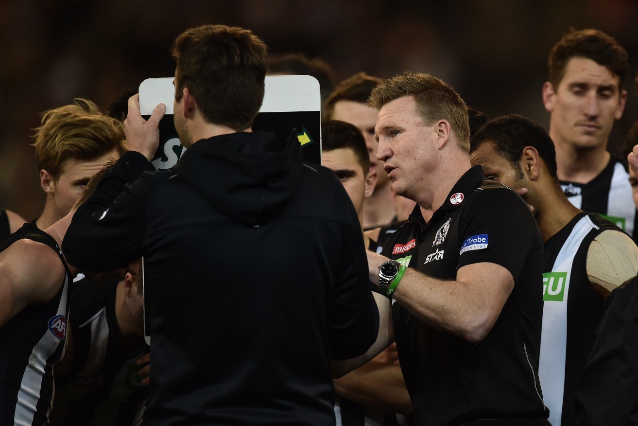 Nathan Buckley's contract has been extended by 12 months. Photo: Julian Smith, AAP.