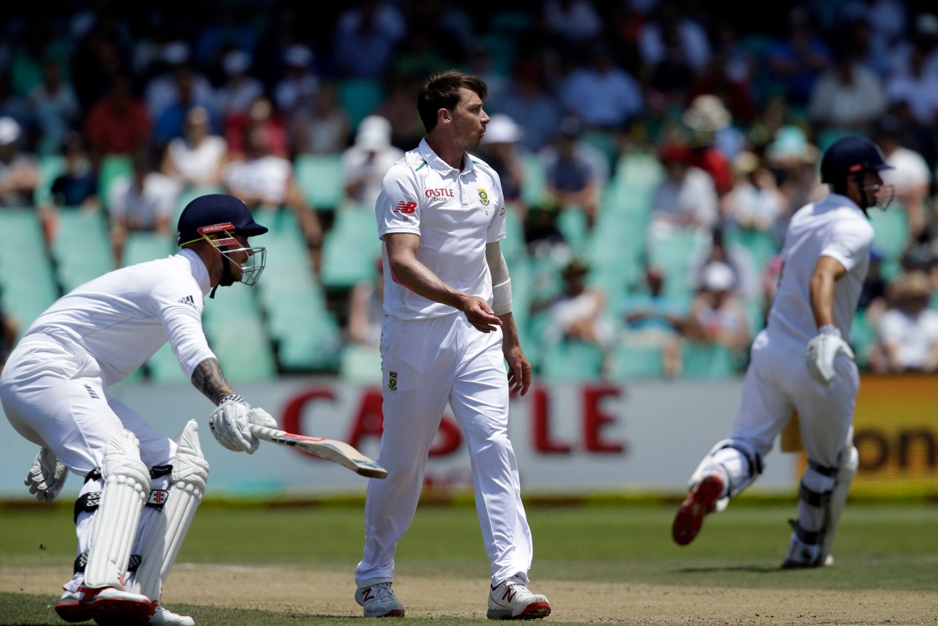 South African bowler Dale Steyn last played against England in December. Photo: Themba Hadebe, AP.