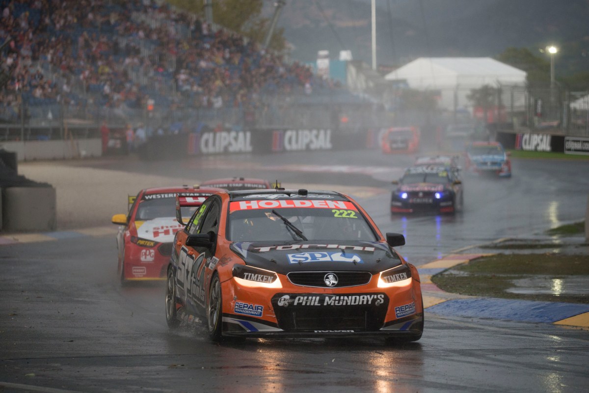 Nick Percat of Lucas Dumbrell Racing during the Clipsal 500, at the Adelaide Street Circuit, Adelaide, South Australia, Sunday, March 06, 2016. (AAP Image/Mark Horsburgh) NO ARCHIVING, EDITORIAL USE ONLY