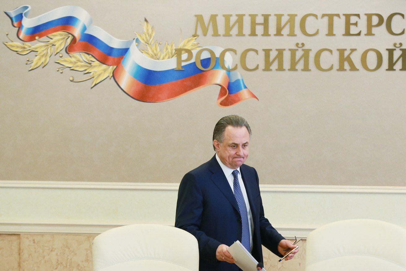 Russian Sports Minister Vitaly Mutko. Photo: Anton Denisov, Sputnik/AP.