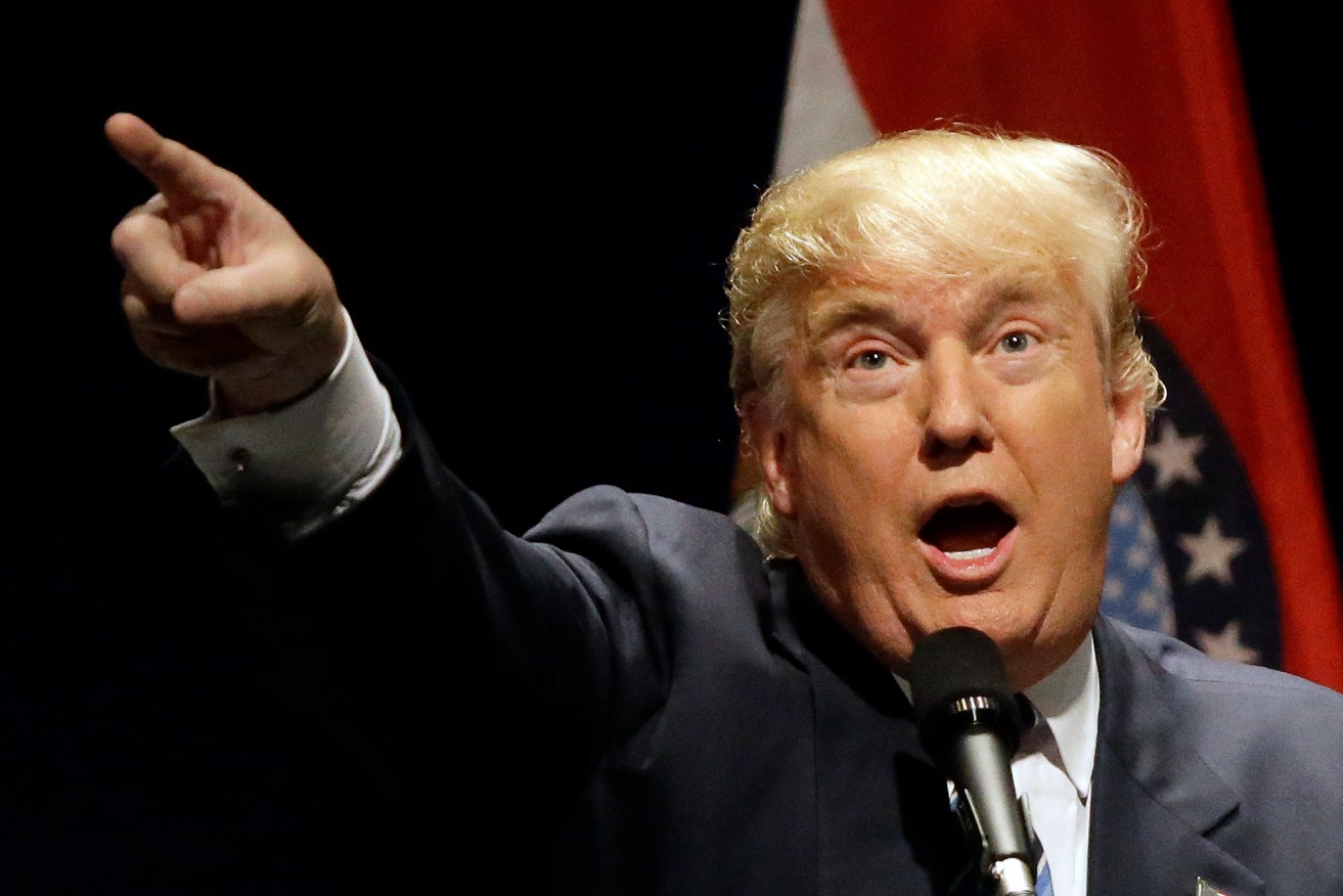 Republican presidential candidate Donald Trump. Photo: AP/Seth Perlman