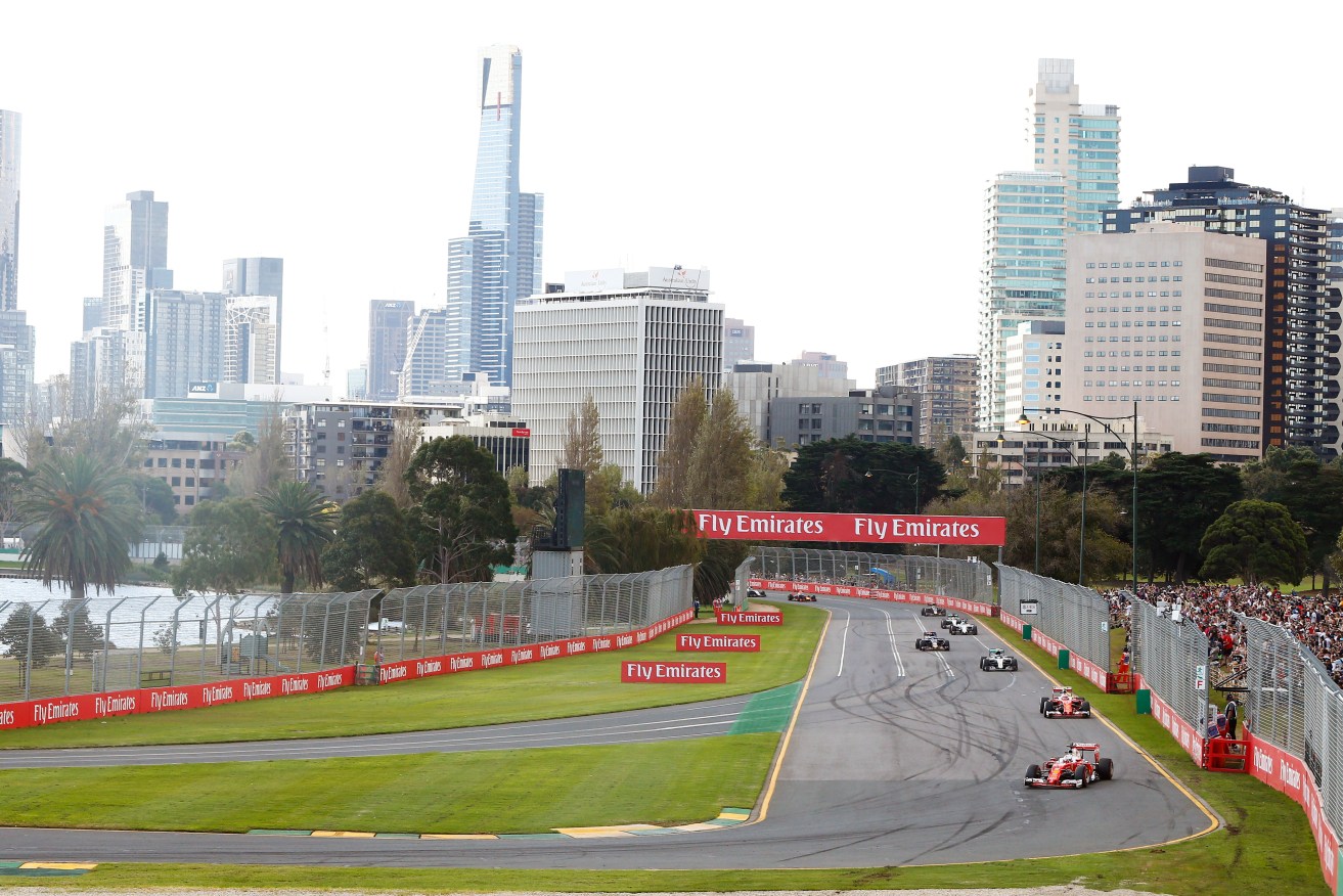 The Australian Grand Prix in Melbourne on the weekend.