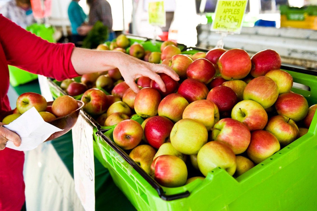 New-season apples. Photo: K Waller