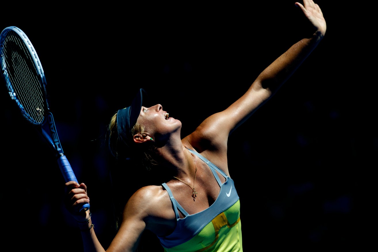 Sharapova at the 2013 Australian Open in Melbourne. Photo: Michael Errey, InDaily.