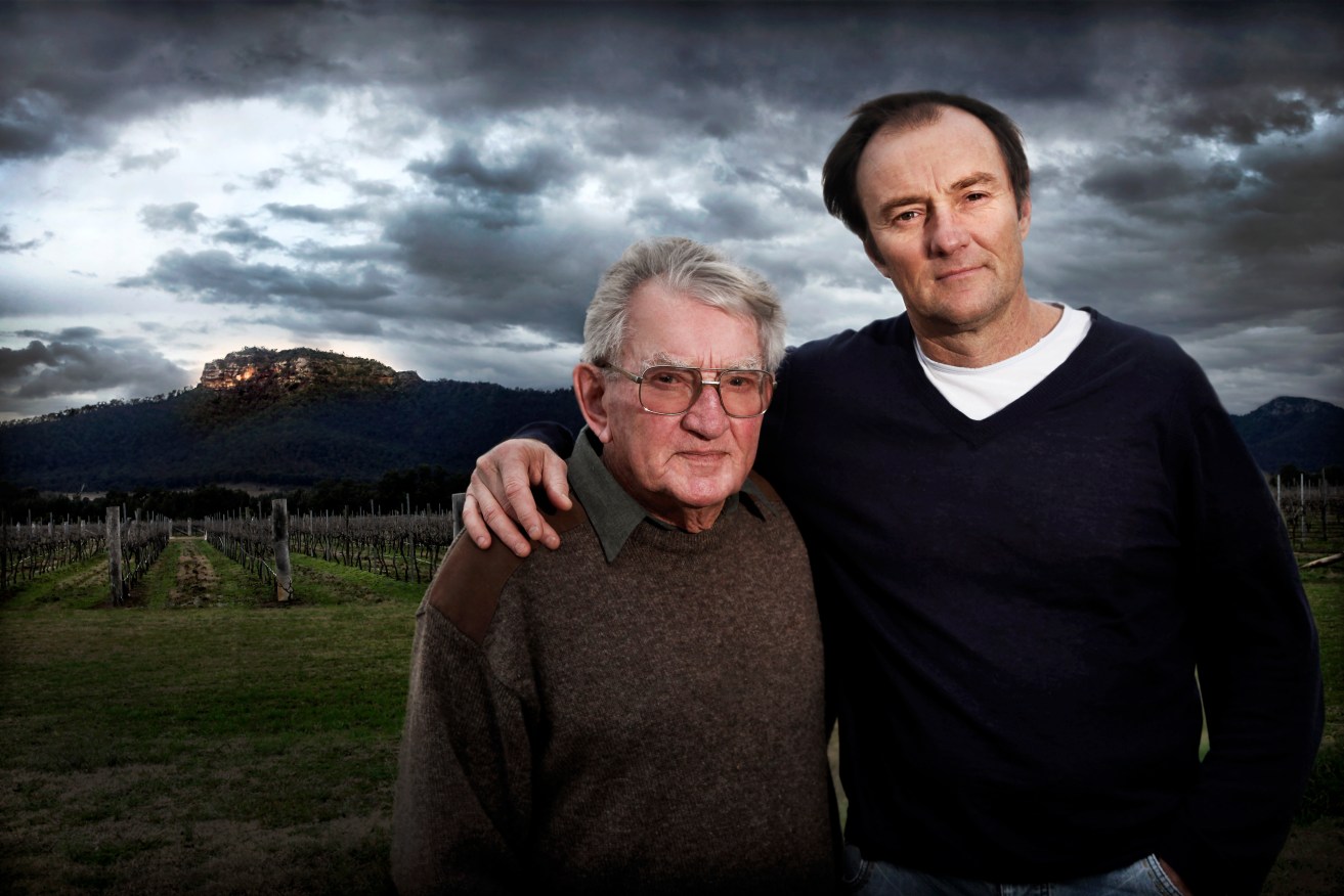 Frank Margan and son Andrew. Photo: Chris Elfes