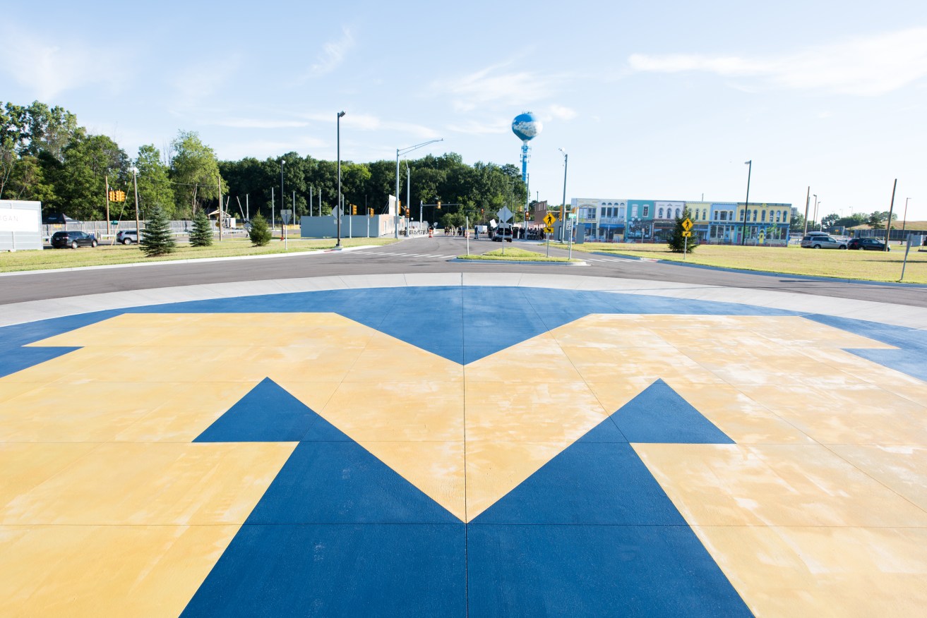 "MCity", which Jay Weatherill toured overnight, was opened in Detroit last year. Photo: University of Michigan.
