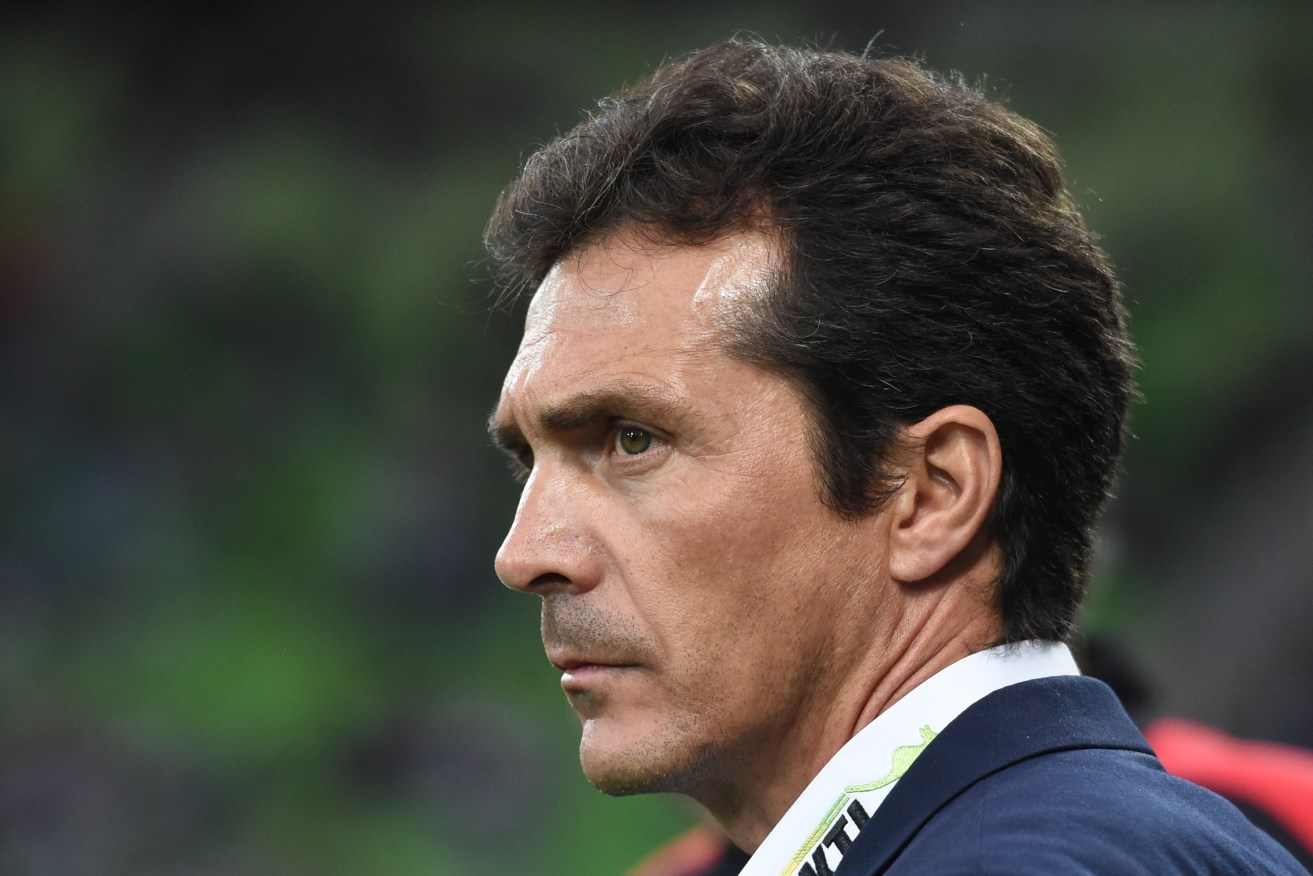 Adelaide head coach Guillermo Amor is one of the calmest characters in the A-League. Photo: Tracey Nearmy/AAP.