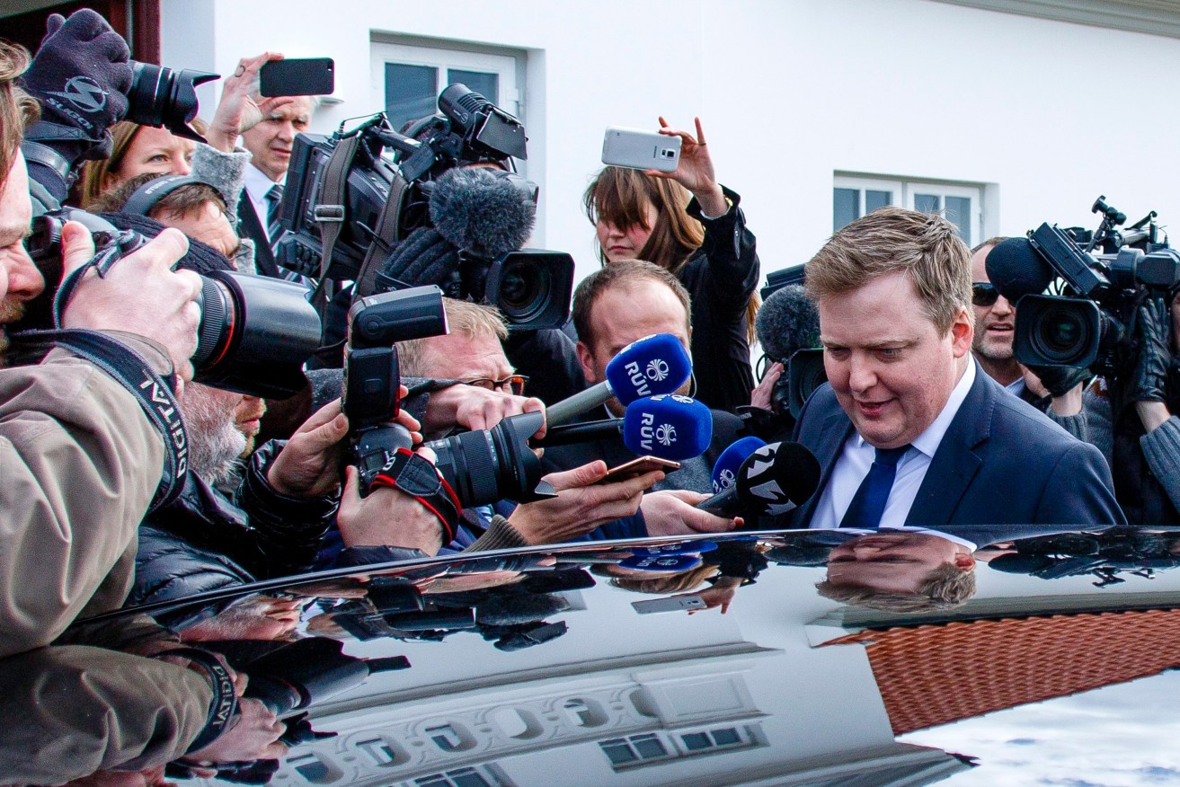 Iceland's Prime Minister Sigmundur David Gunnlaugsson. Photo:  EPA/BIRGIR POR HARDARSON