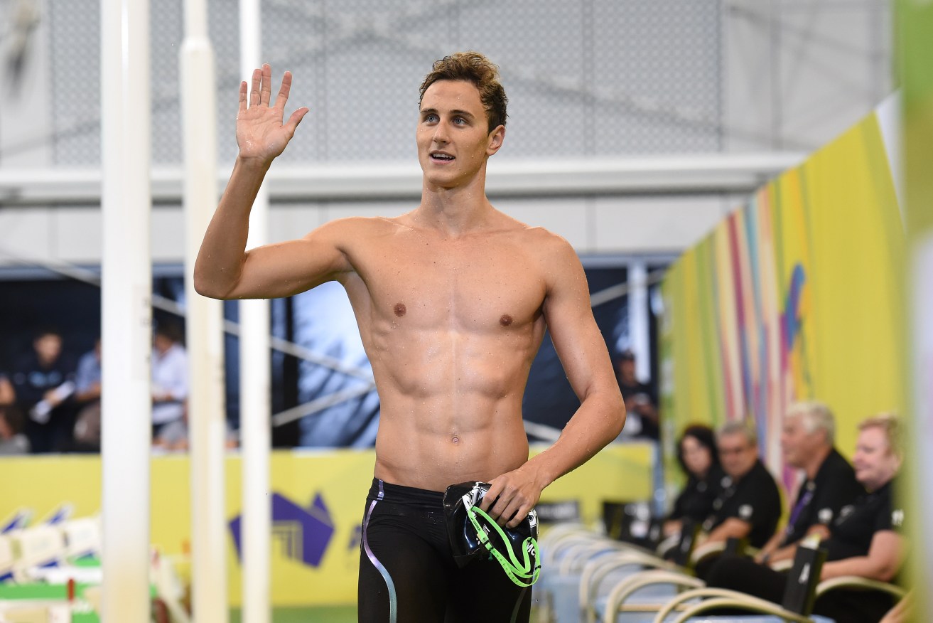 Great Australian Rio hope Cameron McEvoy at the championships in Adelaide this week. Photo: AAP/Dave Hunt