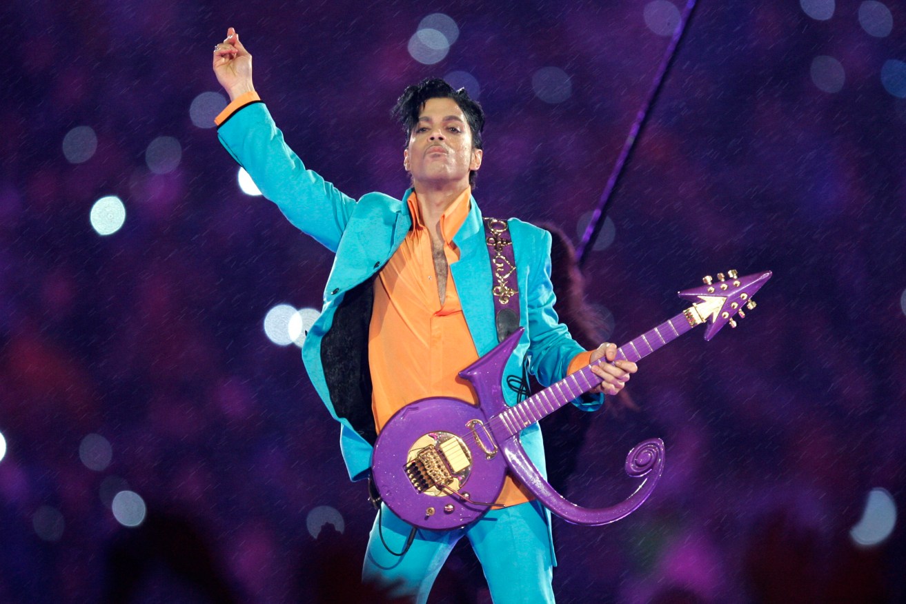 Prince performing at the 2007 Super Bowl. He was widely acclaimed as one of the most inventive and influential musicians of his era. Photo: Chris O'Meara, AAP.