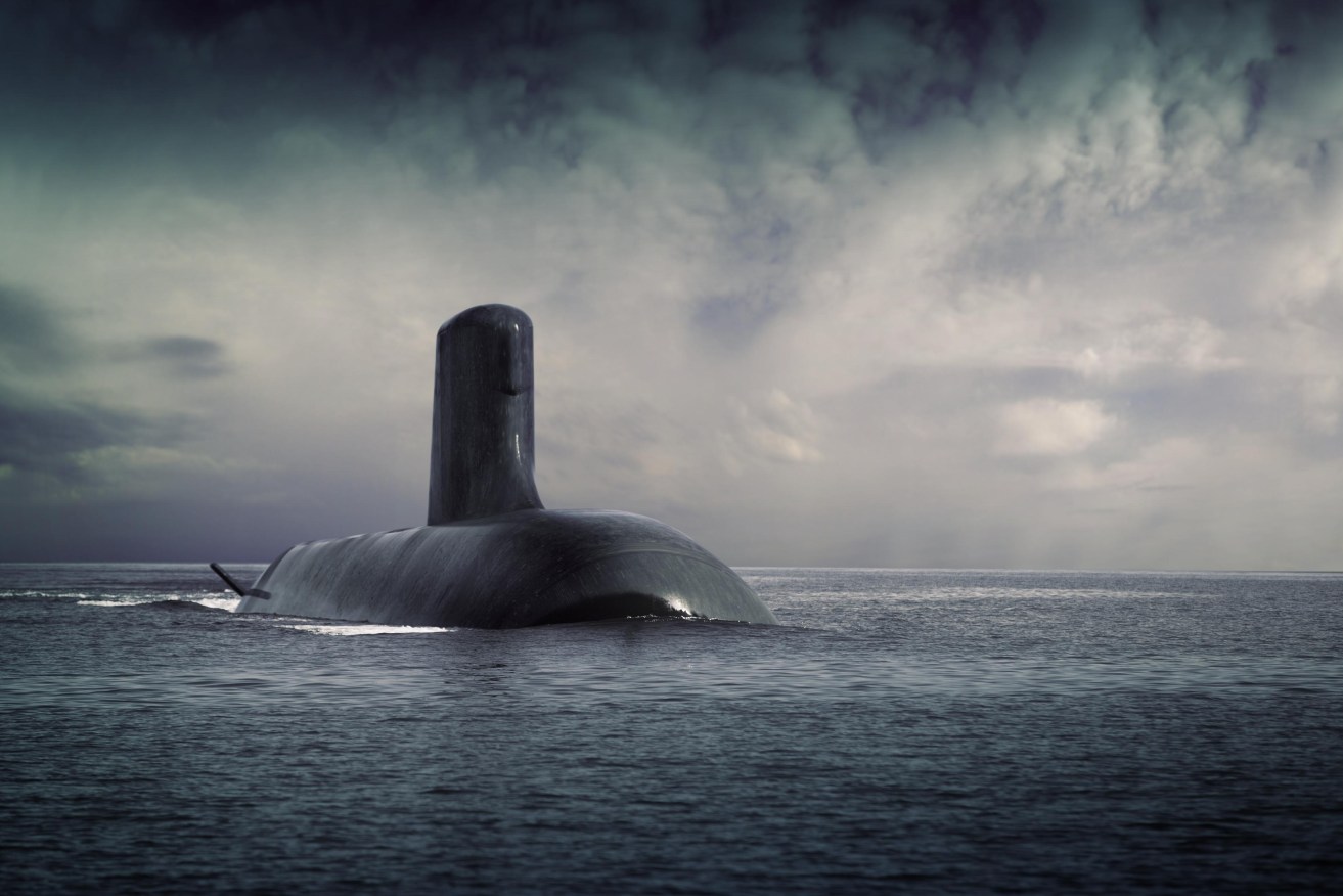 The French submarine design for Australia's future vessels.