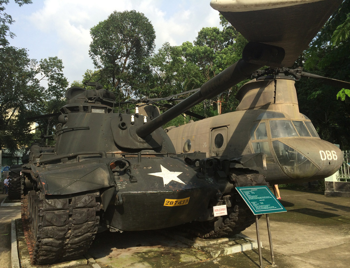 Exhibits at the War Remnants Museum. Photo: Tun Tun Win / flickr