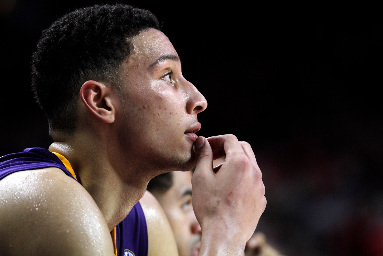 Ben Simmons is touted as the first pick in the NBA draft. Photo: Samantha Baker, AP.