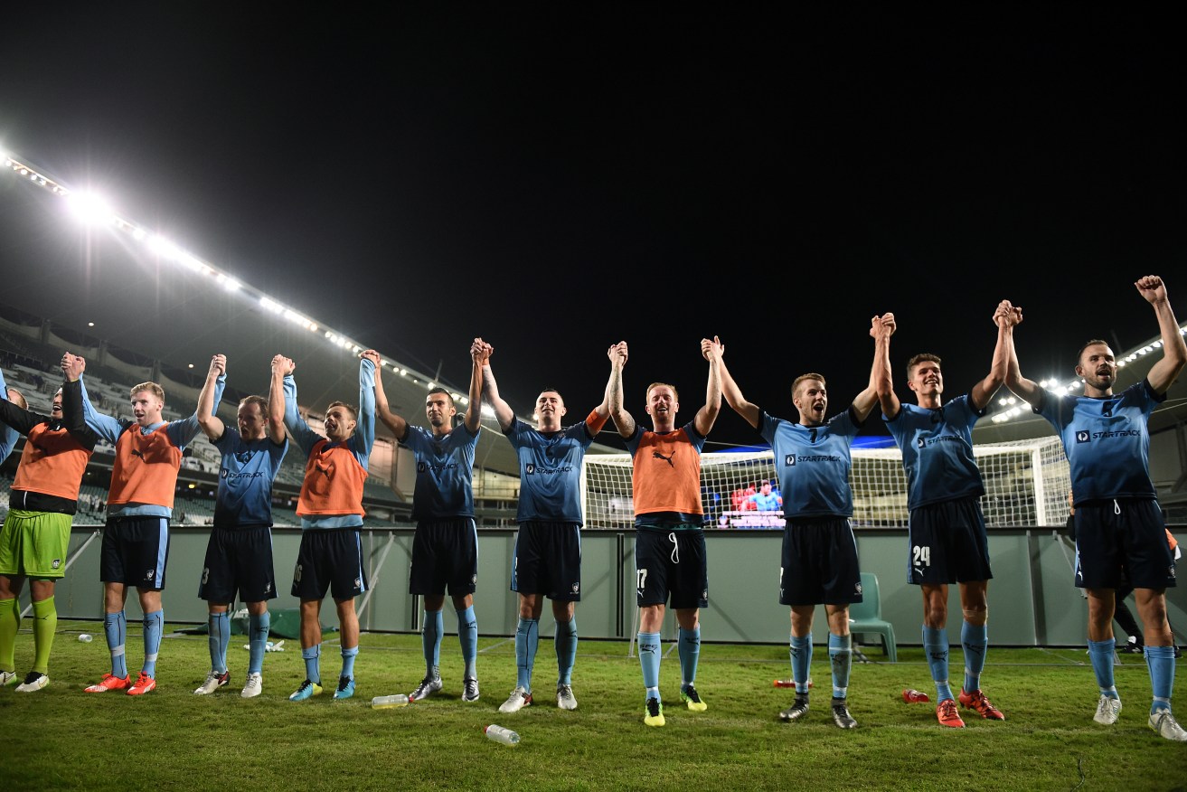 Sydney FC is in the box seat to advance in the ACL. Photo: Dan Himbrechts, AAP.