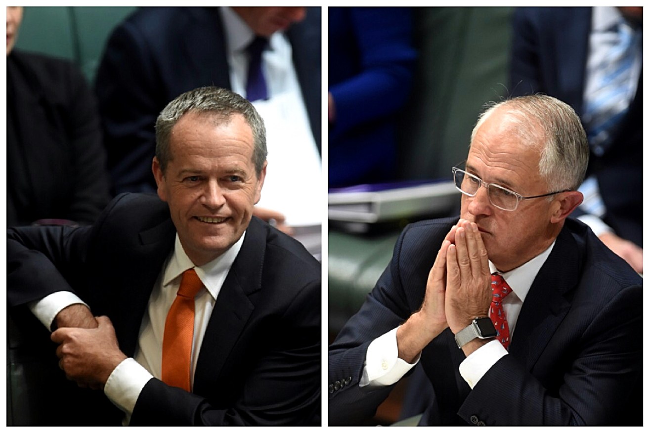 Prime Minister Malcolm Turnbull (right) and Opposition Leader Bill Shorten both lost support in the latest Newspoll. Photo: AAP/Lukas Coch