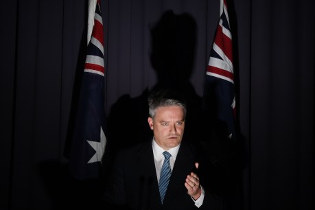 Was this Cormann’s “Steven Marshall moment”?