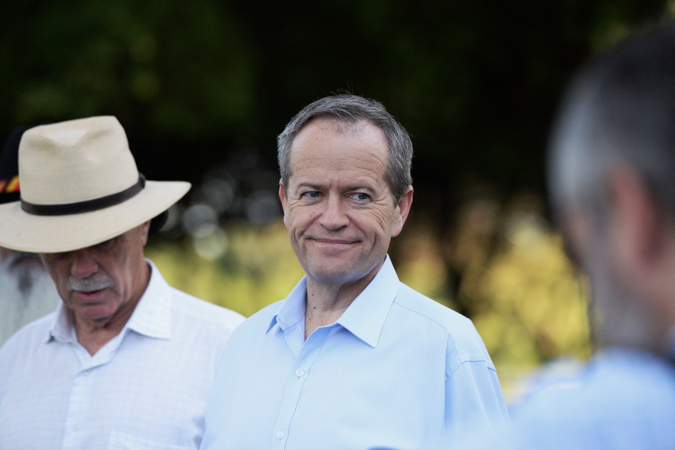 Opposition Leader Bill Shorten campaigning in Darwin. Photo: AAP/Mick Tsikas
