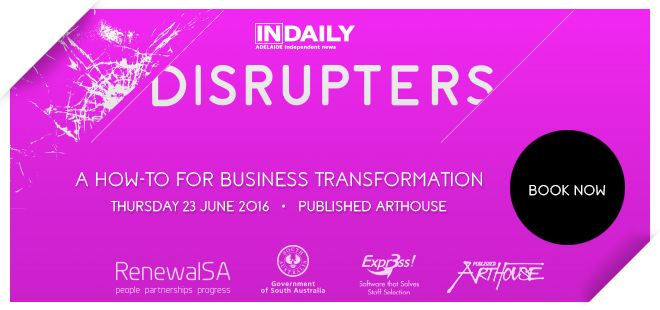 Disrupters Article call to action banner Corners
