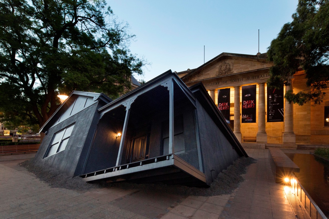 Ian Strange's "Landed" at the 2014 Adelaide Biennial of Australian Art. Supplied image