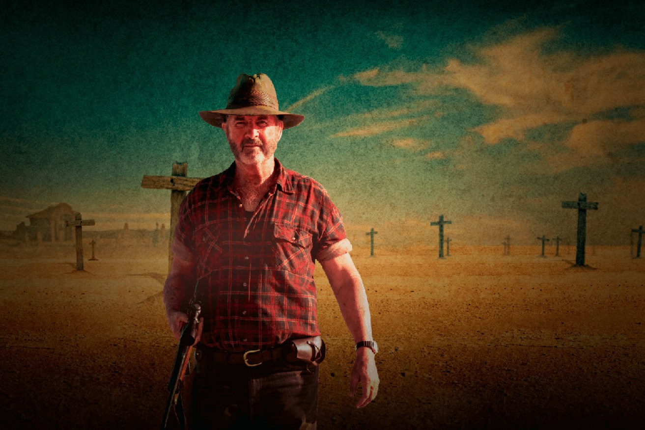 John Jarrett as outback killer Mick Taylor. Photo: Stan