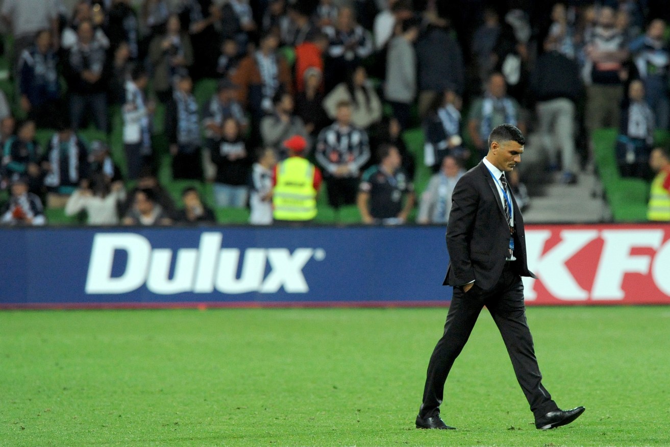 Brisbane coach John Aloisi could walk away from the embattled club amid an ongoing dispute with its owners. Photo: Joe Castro, AAP.