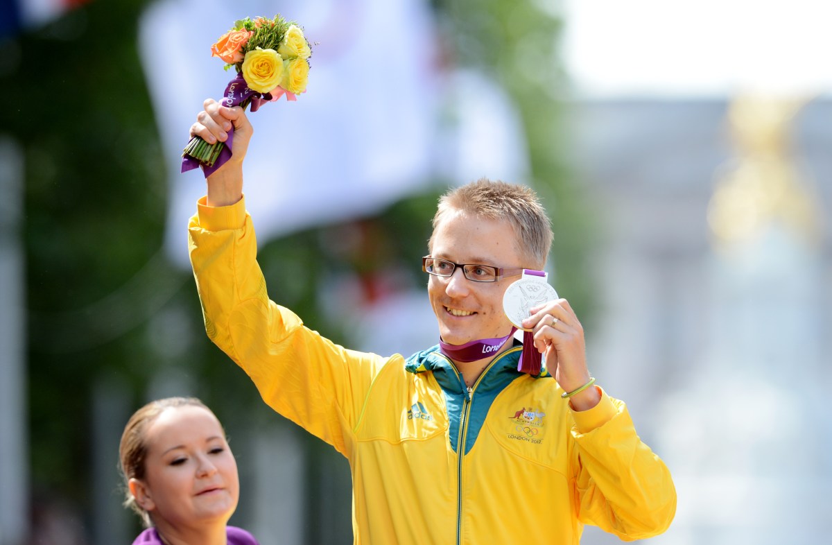 Jared Tallent's silver medal is now gold. Photo: Tracey Nearmy, AAP.