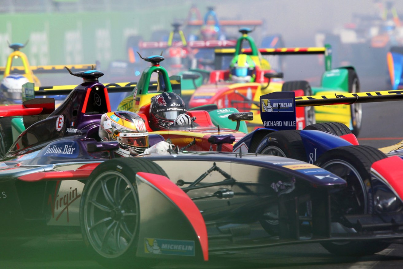 The Formula E championship is the first all-electric racing series in the world. Adelaide Lord Mayor Martin Haese says it would be a "good fit for Adelaide". Photo: AAP/EPA/Jens Buettner