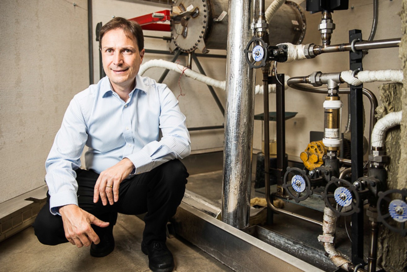 UniSA Associate Professor Frank Bruno's team is a world leader in molten salt technology.