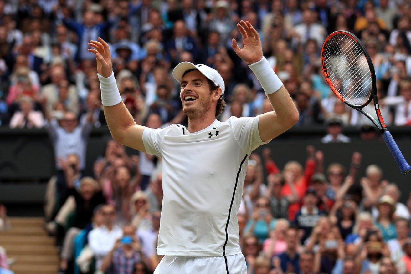 Andy Murray at Wimbledon's Men's Singles Final in 2016. Photo: Adam Davy, PA Wire. 