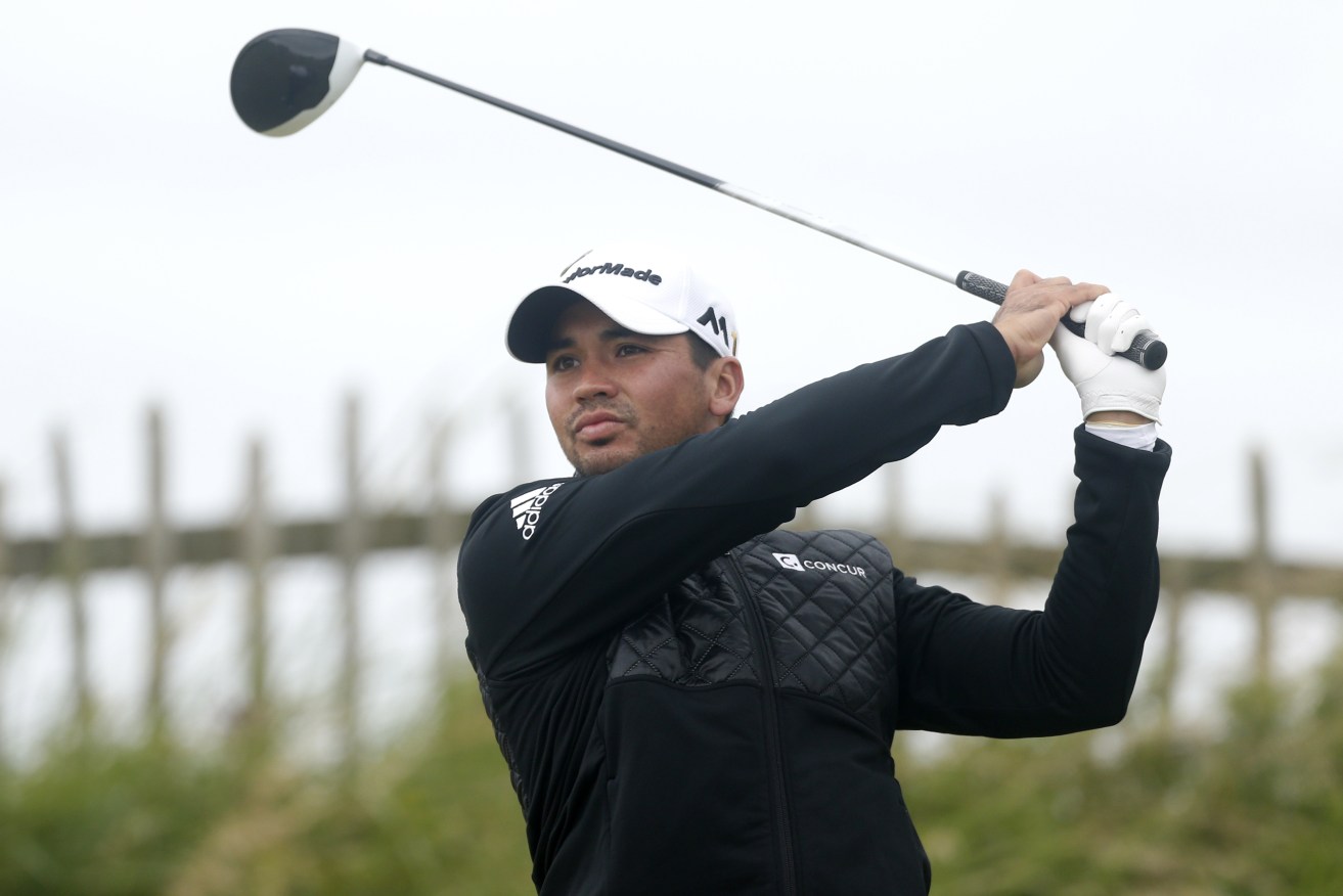 Australia's Jason Day tees off on the second hole during day three of The British Open. Photo: Danny Lawson, PA Wire. 