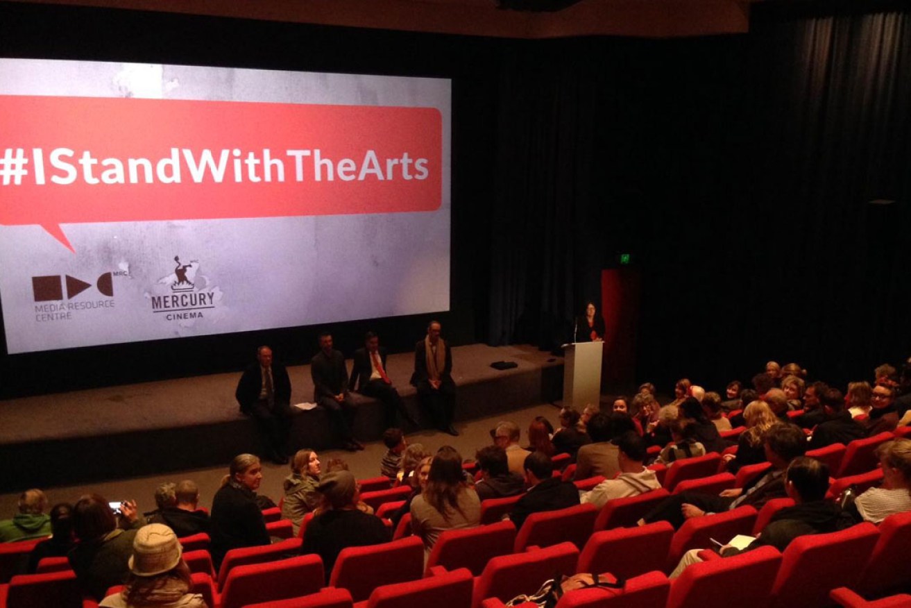 A pre-election forum hosted by the Arts Industry Council of SA at the Mercury Cinema. Photo: AICSA