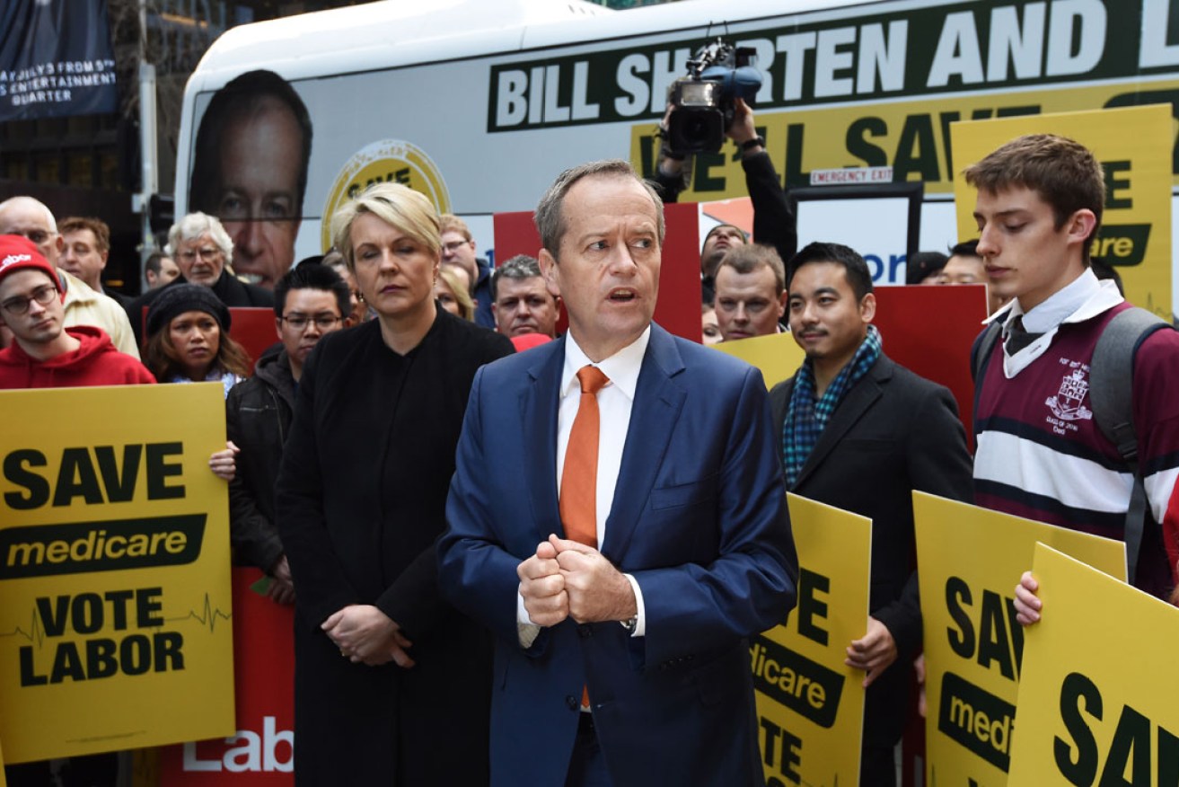 Bill Shorten's election-eve pitch has been littered with claims Turnbull is "not telling the truth" about Medicare. Photo: AAP