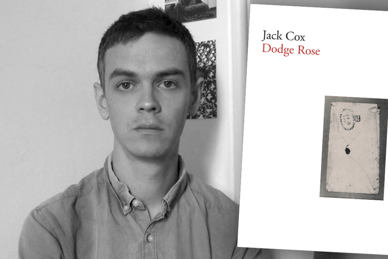 Young Sydney author Jack Cox and his much-talked-about book Dodge Rose. 