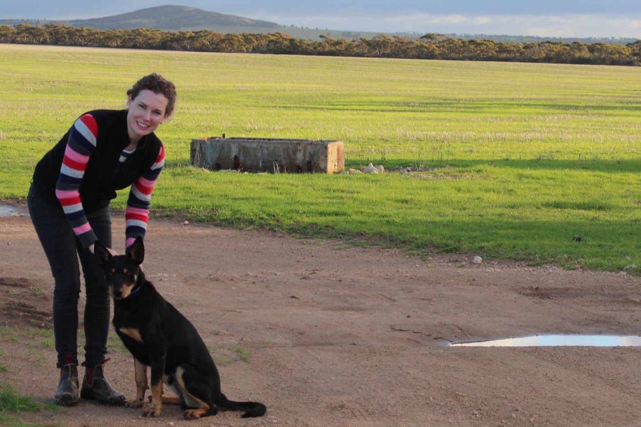 UniSA researcher Kate Fennell is developing a mental health website for farmers. 