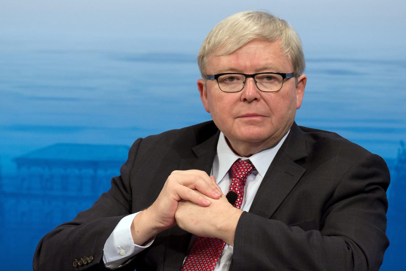 Former PM Kevin Rudd. Photo: AAP