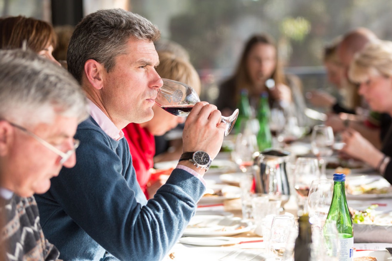 A long table lunch during the Adelaide Hills Wine Region's Winter Reds Weekend.