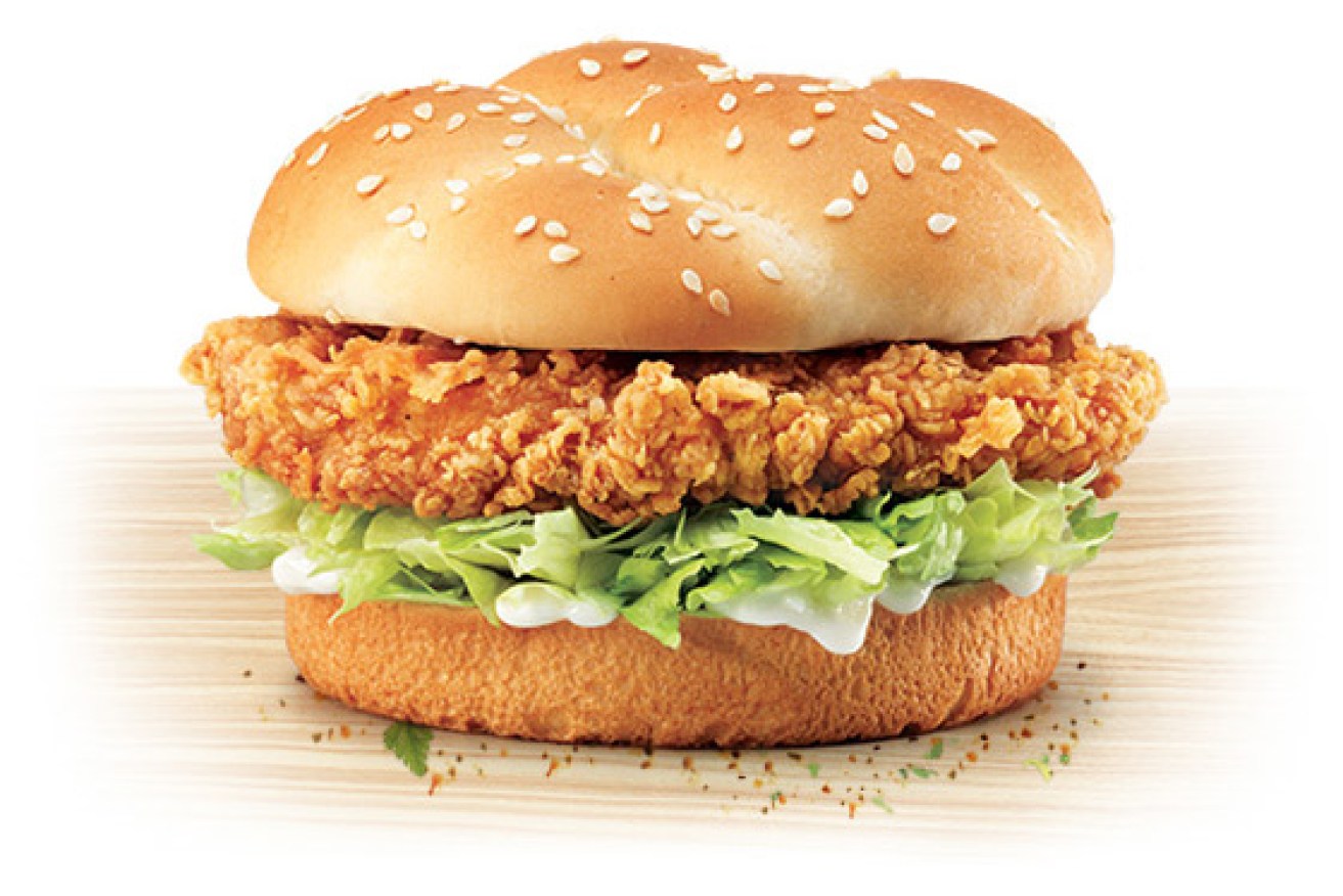 The burger that inspired Labor's new innovation policy. Photo: KFC.com.au