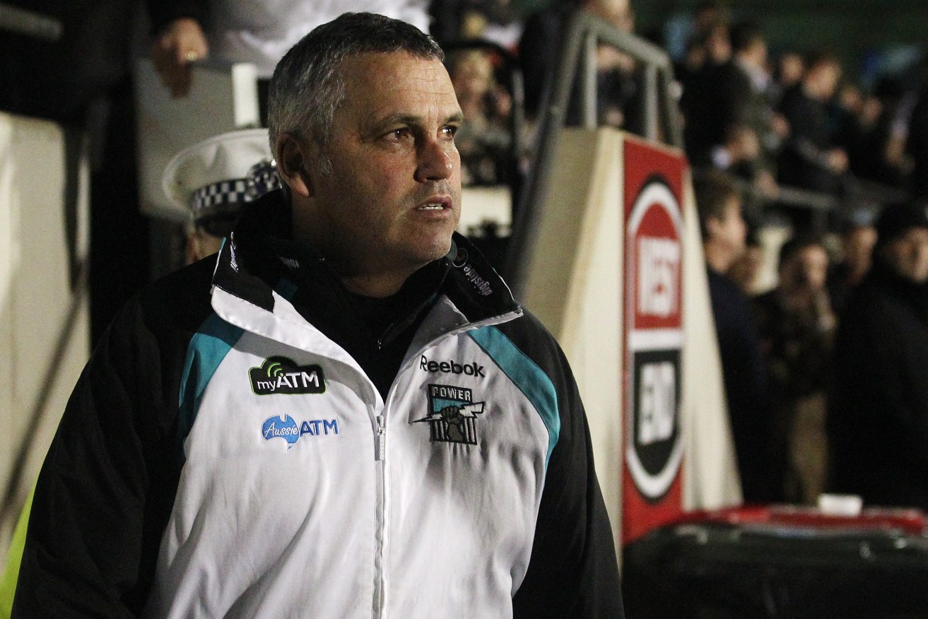 Former Port mentor Mark Williams could be looking for a new role. Photo: Ben McMahon / AAP