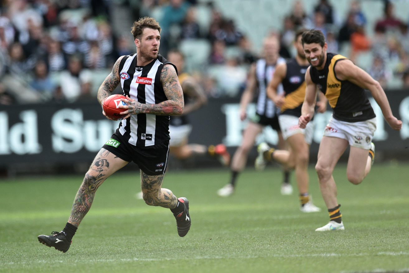 Collingwood Brownlow medallist Dane Swan is expect to announce his retirement today. Photo: Julian Smith / AAP