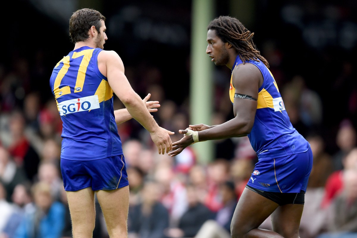 Jack Darling could be a roughie to help fill in for the injured Nic Naitanui. Photo: Dean Lewins / AAP
