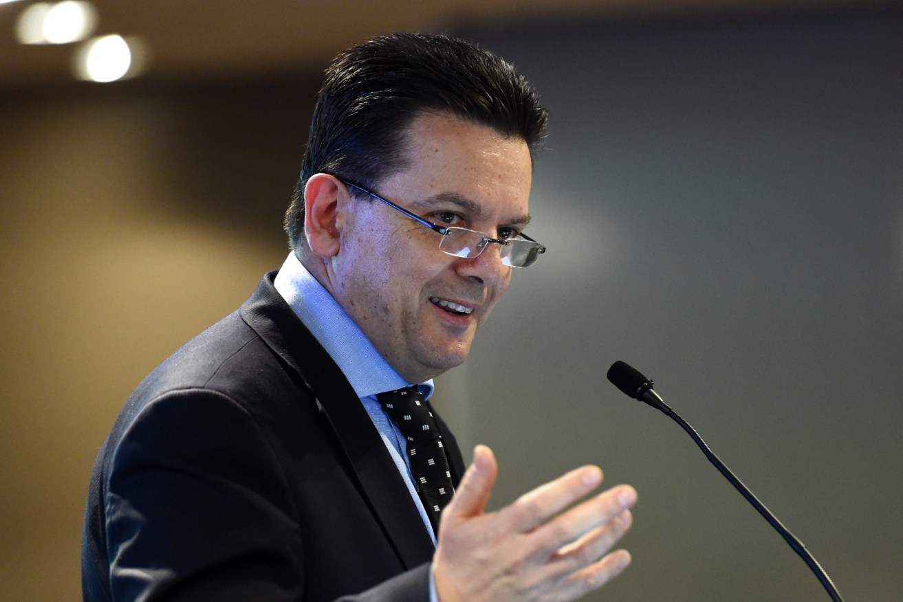 Nick Xenophon takes offence at comparisons to Donald Trump. Photo: Dan Peled, AAP.