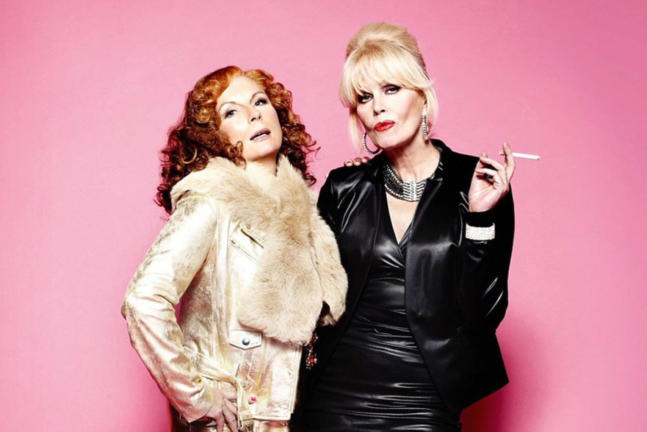 Jennifer Saunders and Joanna Lumley as Patsy and Eddie.